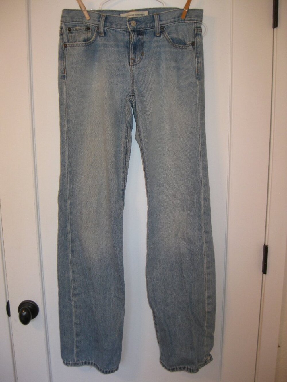 Vintage Gap Straight Leg Boyfriend Light Colored Denim Size 4L
